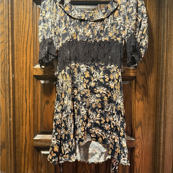 Free People Floral Open-Back Dress - Picture 6 of 7